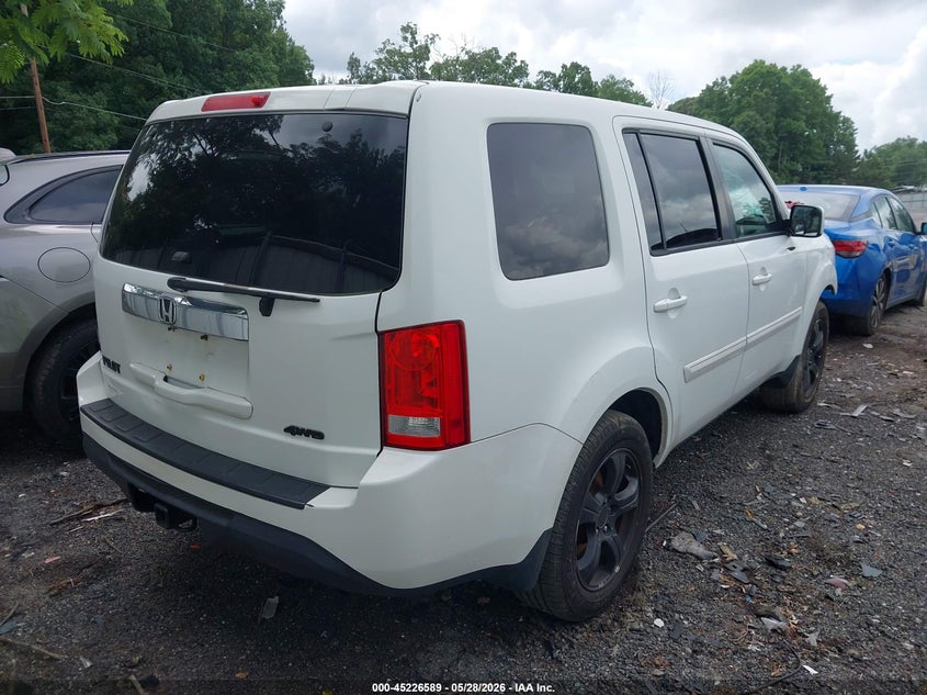 2012 Honda Pilot 3.5 Ex-L white Lot 111045226589 Vin 5FNYF4H62CB029961