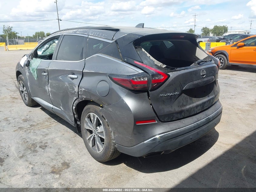 Vin: 5n1az2bs3pc138513, lot: 45724363, nissan murano sv intelligent awd 20233