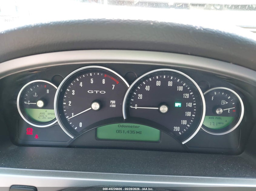 2004 Pontiac Gto VIN: 6G2VX12G24L274491 Lot: 45226606