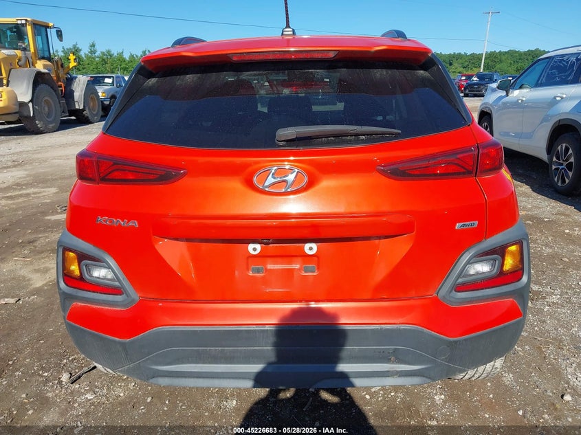 2019 Hyundai Kona Sel VIN: KM8K2CAAXKU358029 Lot: 45226683