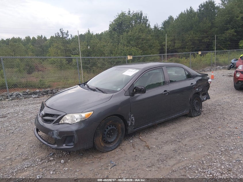 2012 Toyota Corolla 1.8 grey Lot 111045226737 Vin 5YFBU4EE4CP013272
