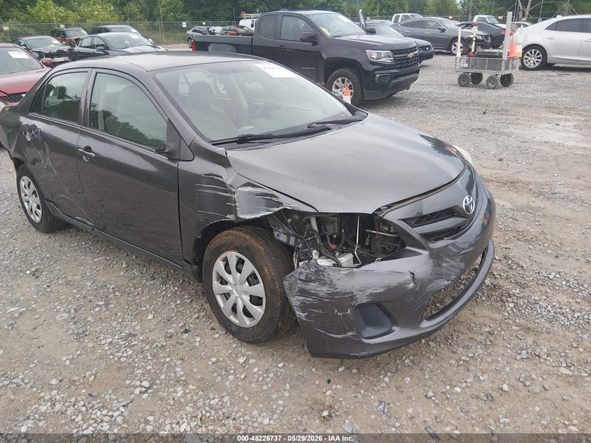 2012 Toyota Corolla 1.8 grey Lot 111045226737 Vin 5YFBU4EE4CP013272