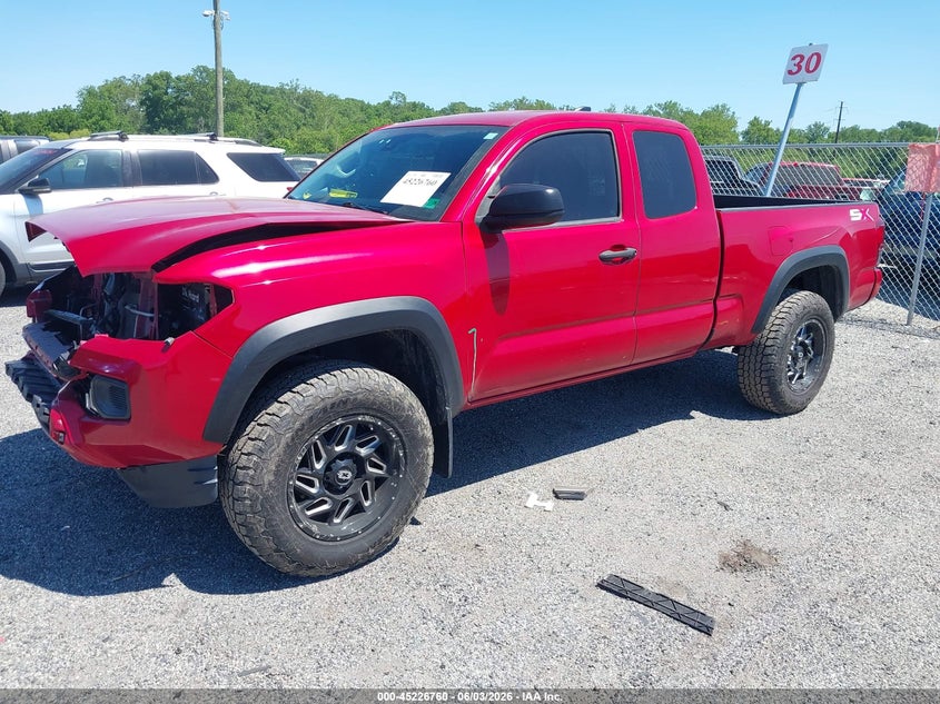 Vin: 3tysx5en6mt005460, lot: 45724521, toyota tacoma sr 20212