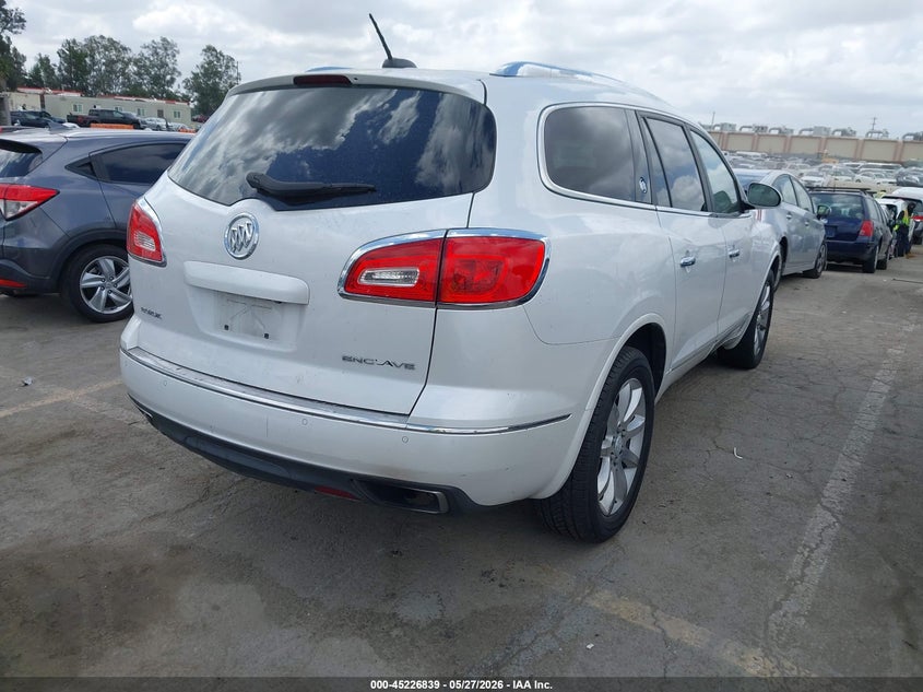 Vin: 5gakrckd8hj218226, lot: 45724600, buick enclave premium 20174