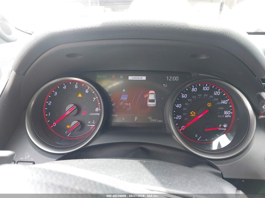 2021 TOYOTA CAMRY auction photo 7