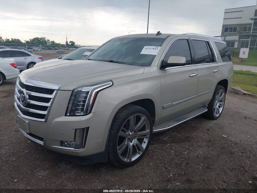 Vin: 1gys4bkj6fr303197, lot: 45724773, cadillac escalade luxury 20152
