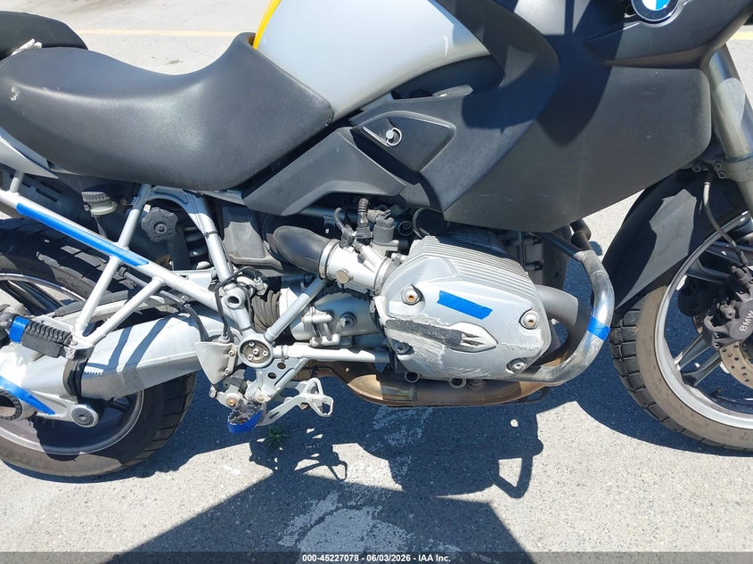 2006 BMW R1200 Gs VIN: WB10317A46ZR40590 Lot: 45227078