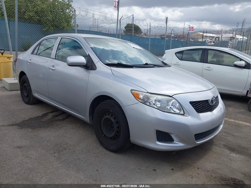 2009 Toyota Corolla 1.8 Le silver Lot 111045227105 Vin JTDBL40E399058616