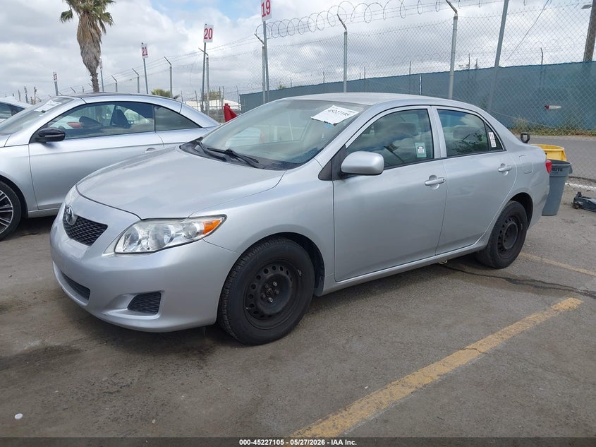 2009 Toyota Corolla 1.8 Le silver Lot 111045227105 Vin JTDBL40E399058616