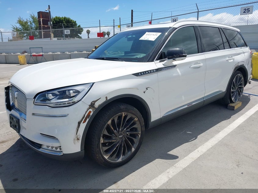 Vin: 5lm5j7xc8mgl11984, lot: 45724882, lincoln aviator reserve 20212