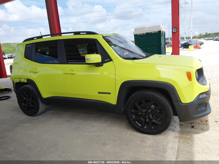 2018 Jeep Renegade Altitude Fwd VIN: ZACCJABB8JPH62650 Lot: 45227129