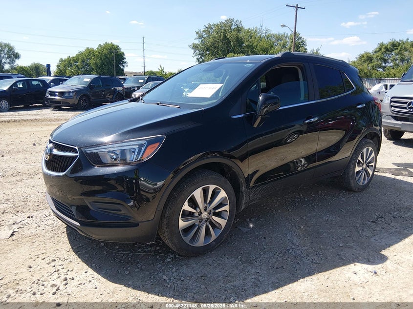 Vin: kl4cjesb4lb075728, lot: 45724909, buick encore awd preferred 20202