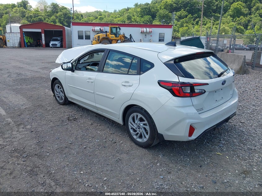 Vin: jf1guabcxs8336541, lot: 45725009, subaru impreza base 5-door 20253
