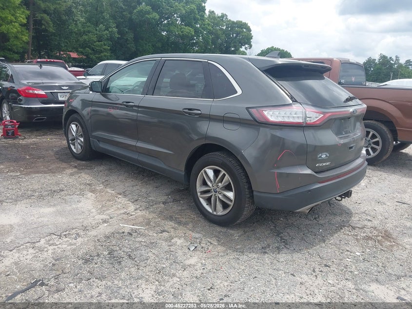 Vin: 2fmtk4j95fbb05616, lot: 45725014, ford edge sel 20153