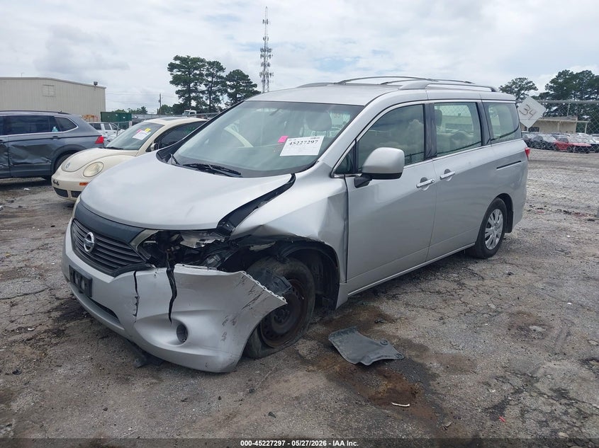 Vin: jn8ae2kp0f9124936, lot: 45725058, nissan quest s 20152