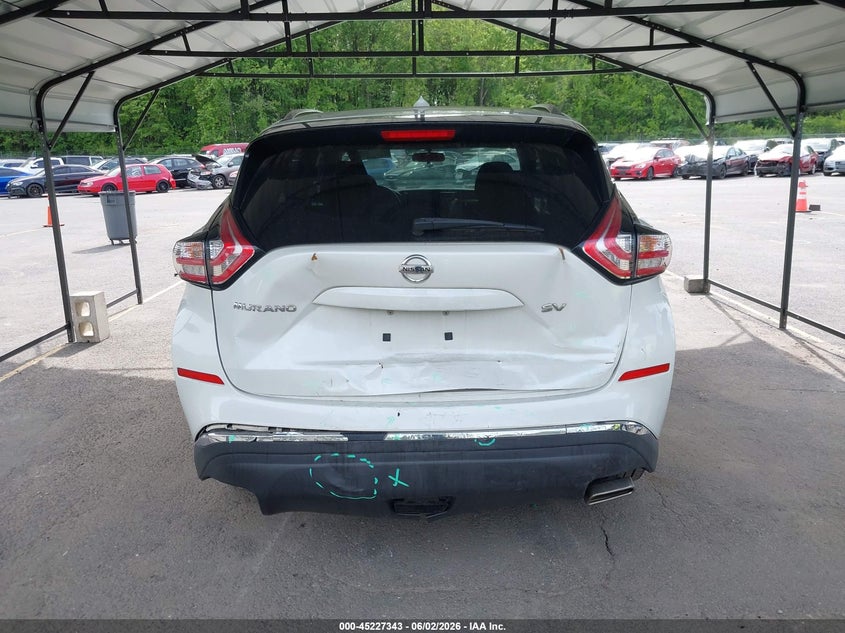 2015 Nissan Murano Sv VIN: 5N1AZ2MG2FN262526 Lot: 45227343