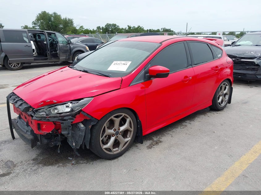 Vin: 1fadp3l99hl258249, lot: 45725142, ford focus st 20172