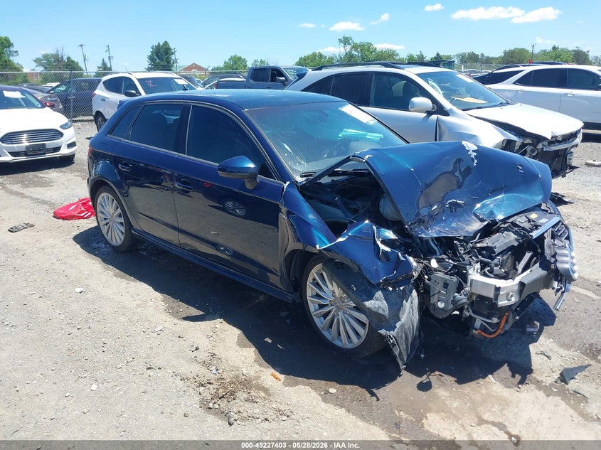 2017 AUDI A3 E-TRON auction photo 1