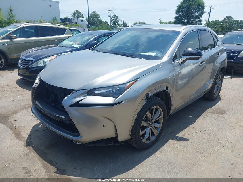 Vin: jtjyarbz8g2046316, lot: 45725177, lexus nx 200t f sport 20162