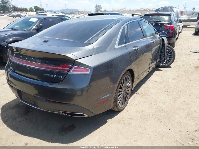 Vin: 3ln6l5mu4jr613537, lot: 45725199, lincoln mkz hybrid reserve 20184