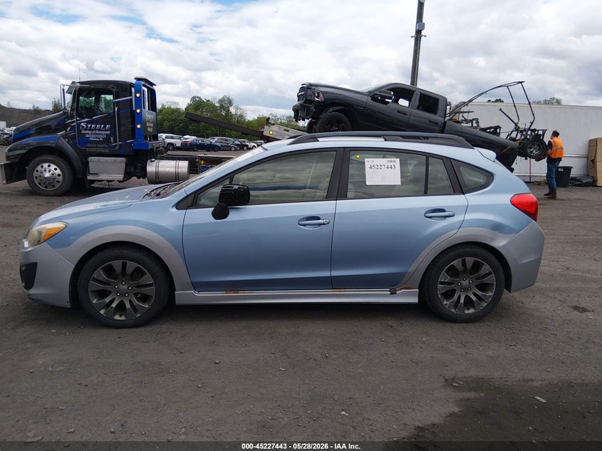2012 Subaru Impreza 2.0 2.0I Sport Premium blue Lot 111045227443 Vin JF1GPAL63CH228487