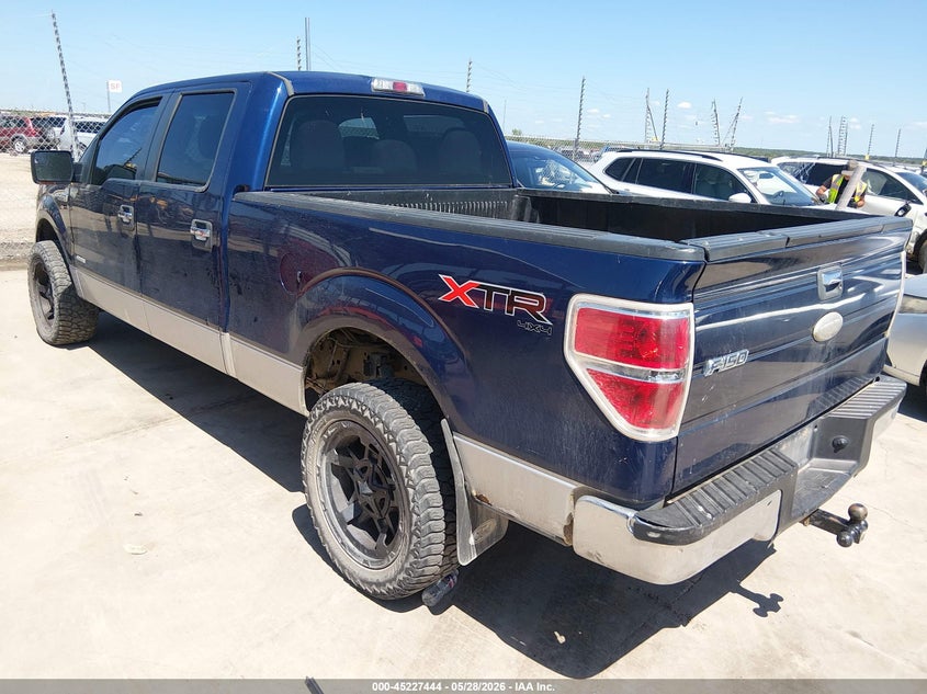 Vin: 1ftfw1et9cfa06656, lot: 45725205, ford f-150 xlt 20123
