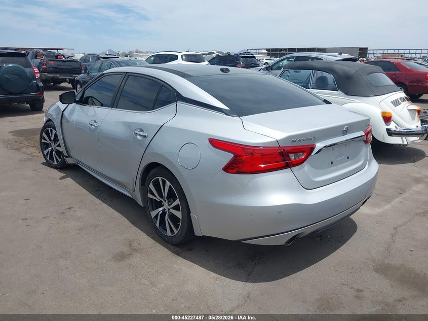 Vin: 1n4aa6ap5hc432700, lot: 45725247, nissan maxima 3.5 platinum 20173
