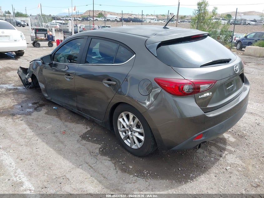 Vin: jm1bm1l72e1161091, lot: 45725283, mazda mazda3 i touring 20143