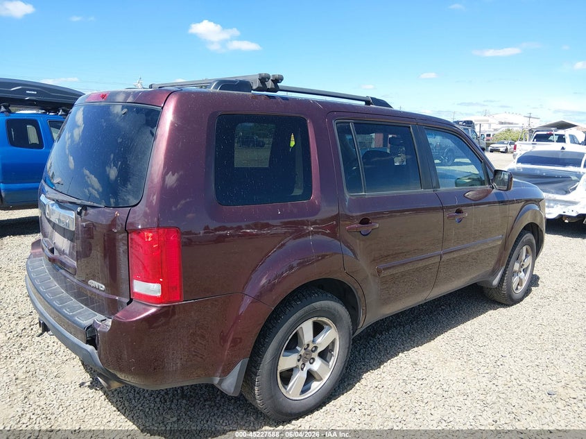 Vin: 5fnyf4h55ab002788, lot: 45725349, honda pilot ex-l 20104