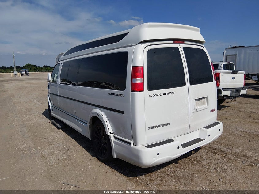 Vin: 1gjz7nf78m1304710, lot: 45725419, gmc savana cargo rwd 3500 extended wheelbase ls 20213