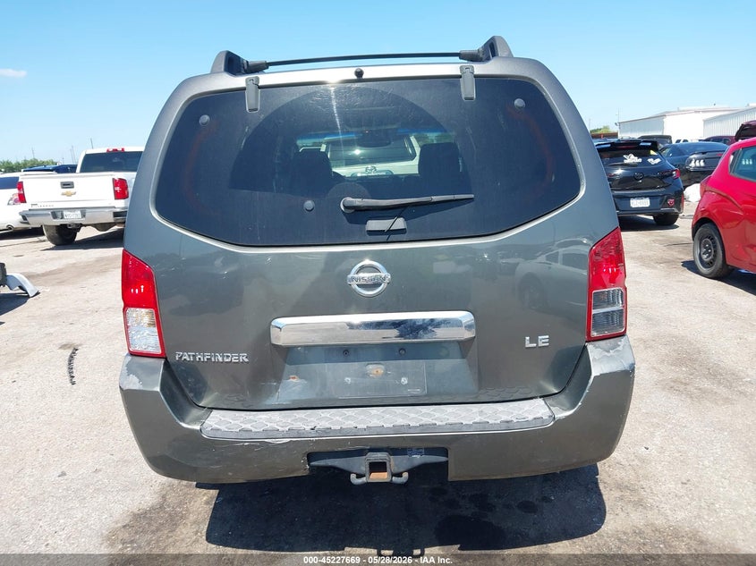 2005 Nissan Pathfinder Le VIN: 5N1AR18U45C765320 Lot: 45227669