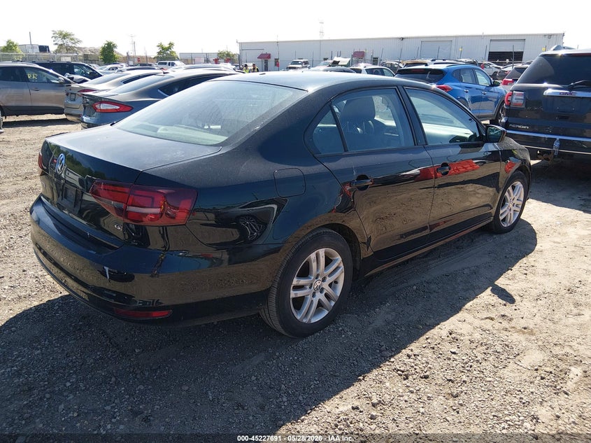 Vin: 3vw2b7aj0jm241278, lot: 45725452, volkswagen jetta 1.4t s 20184