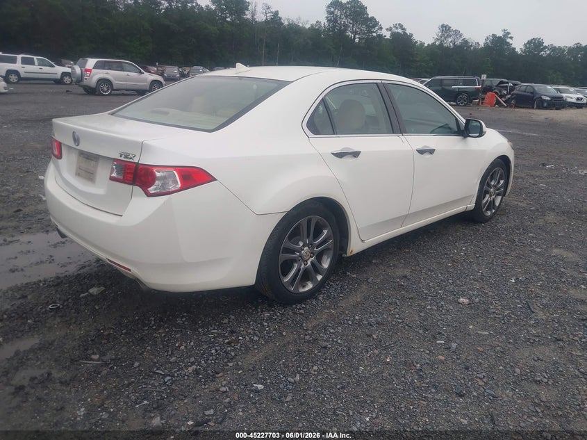 2010 Acura Tsx 2.4 white Lot 111045227703 Vin JH4CU2F62AC005353