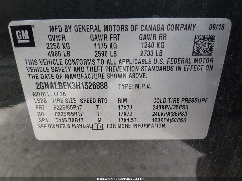 AtlanticExpress - Chevrolet Equinox