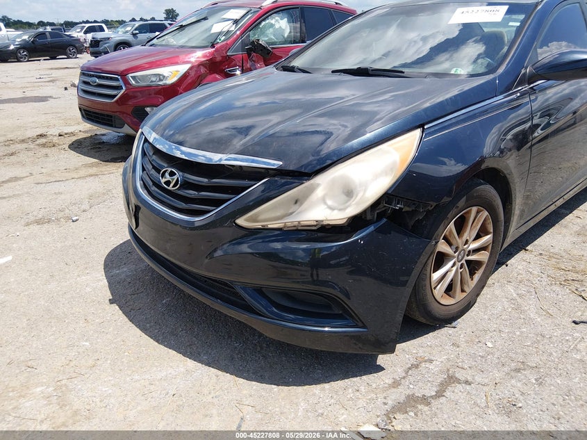 2012 Hyundai Sonata 2.4 Gls blue Lot 111045227808 Vin 5NPEB4AC1CH466236