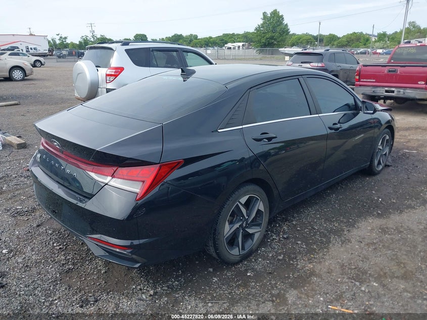 Vin: 5npln4ag7mh013774, lot: 45725581, hyundai elantra sel 20214
