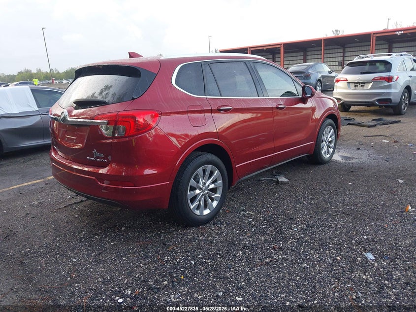 Vin: lrbfx1sa1jd009123, lot: 45725595, buick envision essence 20184