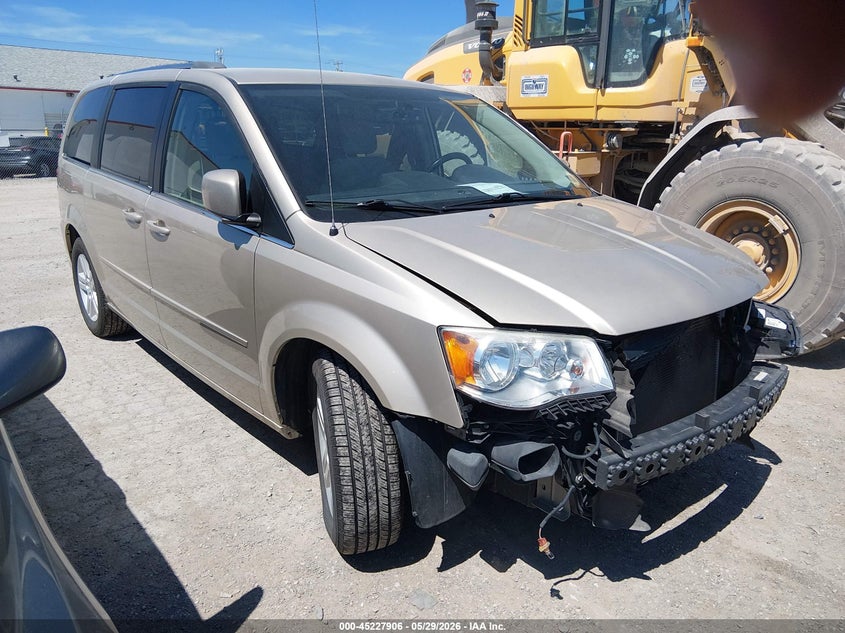 2012 Dodge Caravan 3.6 Grand Crew beige Lot 111045227906 Vin 2C4RDGDG5CR296932
