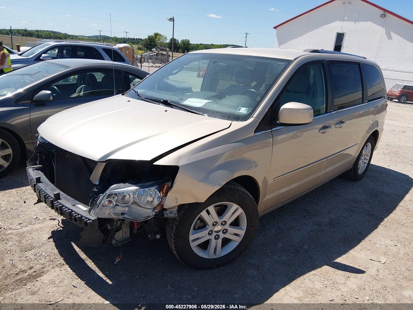2C4RDGDG5CR296932 2012 Dodge Caravan 3.6 Grand Crew beige