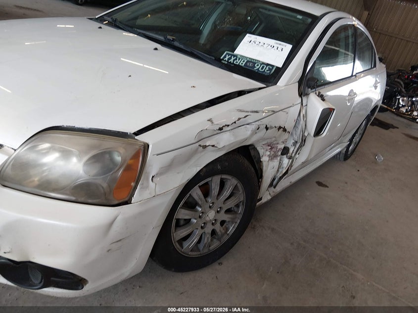 2010 Mitsubishi Galant Fe VIN: 4A32B2FF6AE004355 Lot: 45227933