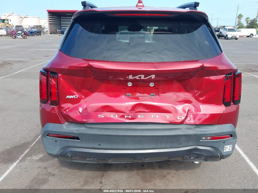 2022 Kia Sorento X-Line S VIN: 5XYRLDLC4NG140937 Lot: 45227935