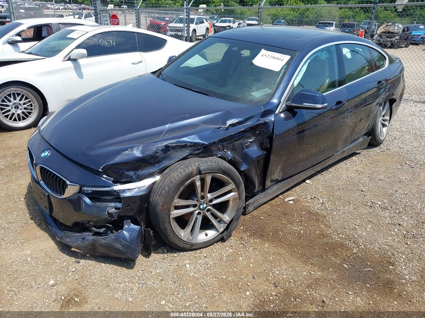 Vin: wba4j3c50kbl08782, lot: 45725765, bmw 430i gran coupe xdrive 20192