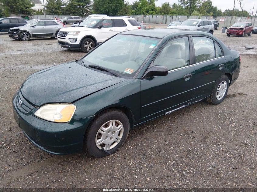 2001 Honda Civic Lx 2HGES16511H584979 photo 1