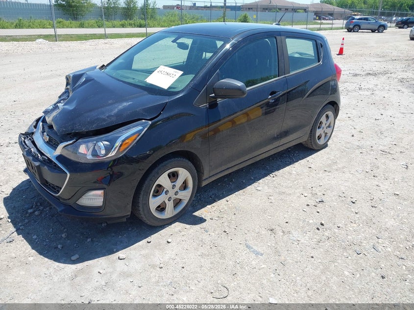 Vin: kl8ca6sa4lc470840, lot: 45725783, chevrolet spark fwd ls manual 20202