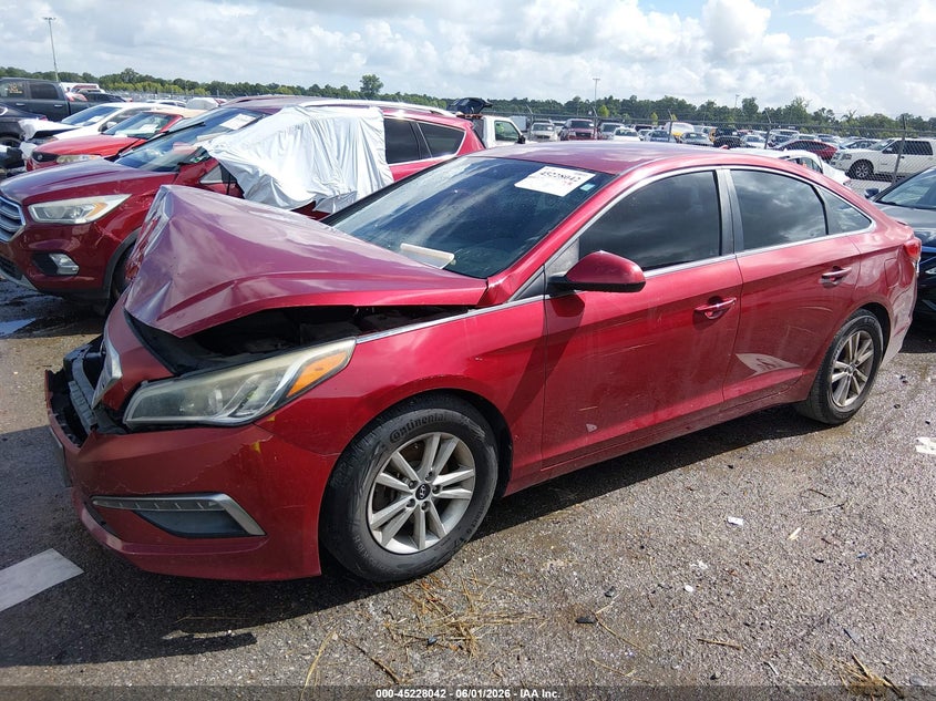 2015 Hyundai Sonata Se 5NPE24AFXFH136612 photo 1