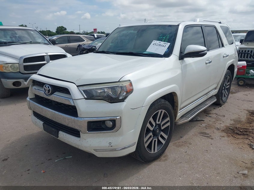 Vin: jtezu5jr6g5116091, lot: 45725922, toyota 4runner limited 20162