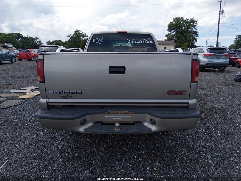 2002 GMC Sonoma Sls VIN: 1GTCS195628166040 Lot: 45228200