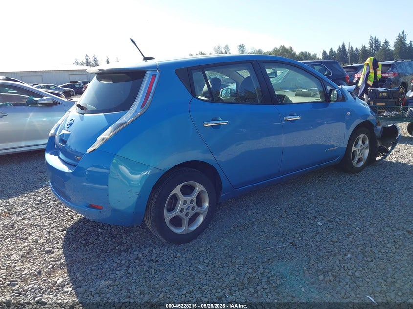 Vin: jn1az0cp3bt001327, lot: 45725977, nissan leaf sl 20114