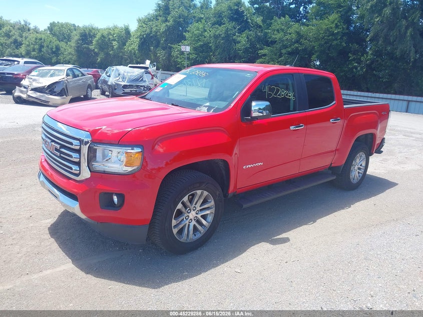 Vin: 1gtg6ce32f1263157, lot: 45726047, gmc canyon slt 20152