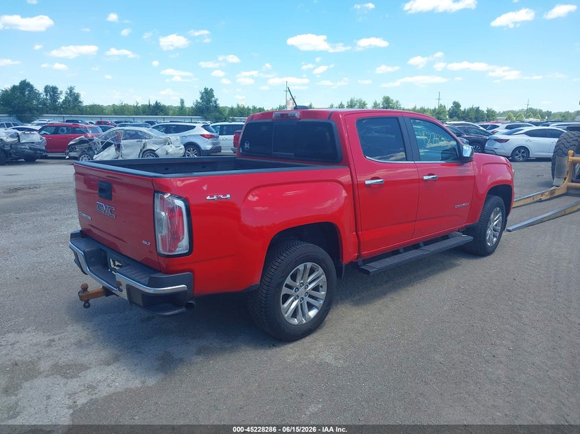 Vin: 1gtg6ce32f1263157, lot: 45726047, gmc canyon slt 20154